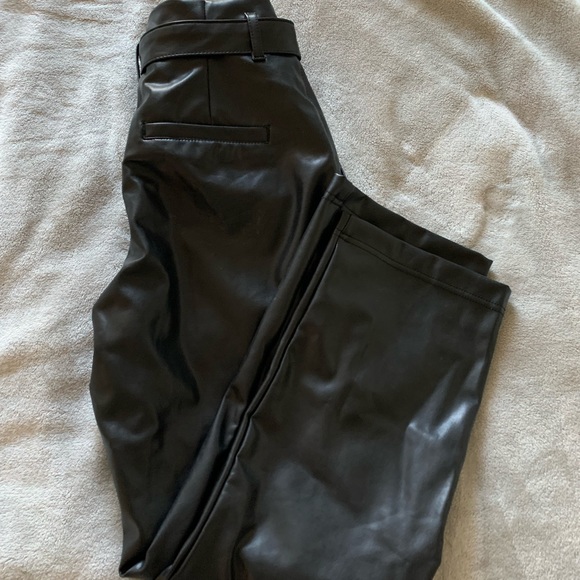 Abercrombie leather pants - Picture 2 of 4